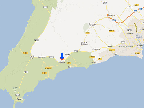 Figueira House location map